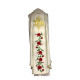 Gesticktes Messgewand mit dem Herzen Jesu - einfarbiger Stoff