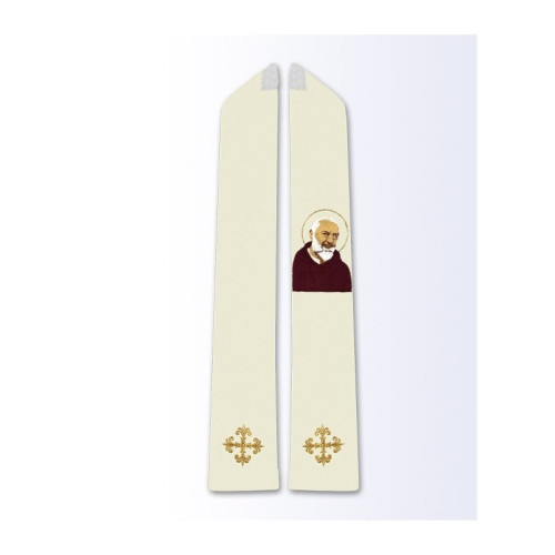 Stola mit Bild von Pater Pio