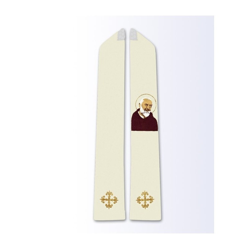 Stola mit Bild von Pater Pio