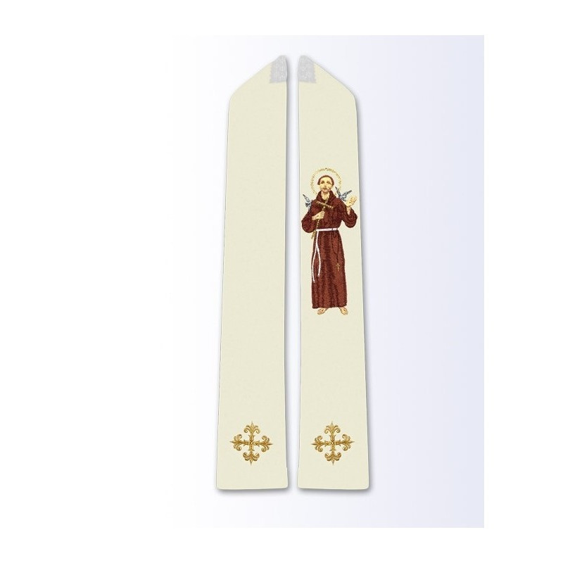 Stola mit dem Bild des Heiligen Franziskus