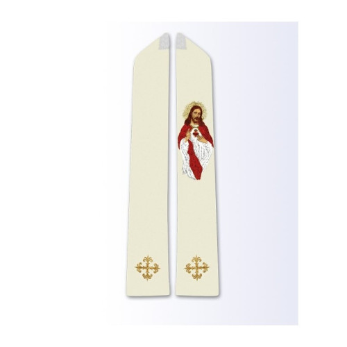 Stola mit dem Bild des Herzens Jesu