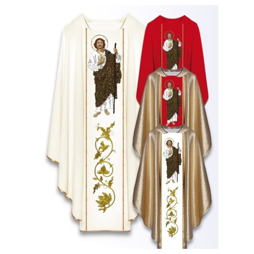 Messgewand mit dem Bild des heiligen Judas Thaddäus