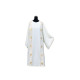 Dalmatic Weißgoldstreifen + Stola