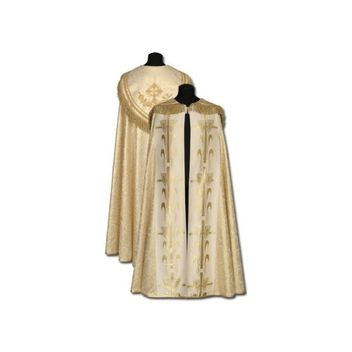 Goldmantel + goldene Accessoires
