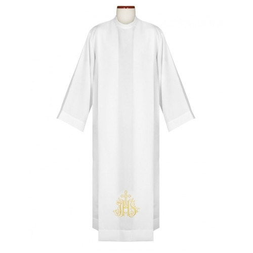 Priesteralb IHS Stickerei gold