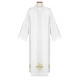 Priester-Albe mit gesticktem Jerusalem-Kreuz in Gold