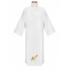 Bestickte Priester-Albe (Kelch)