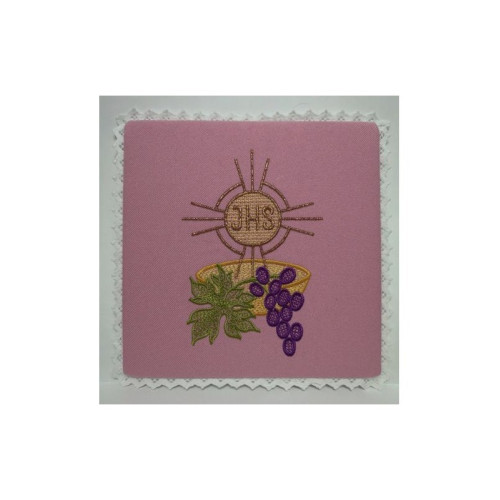 Abendmahlskelch IHS rosa