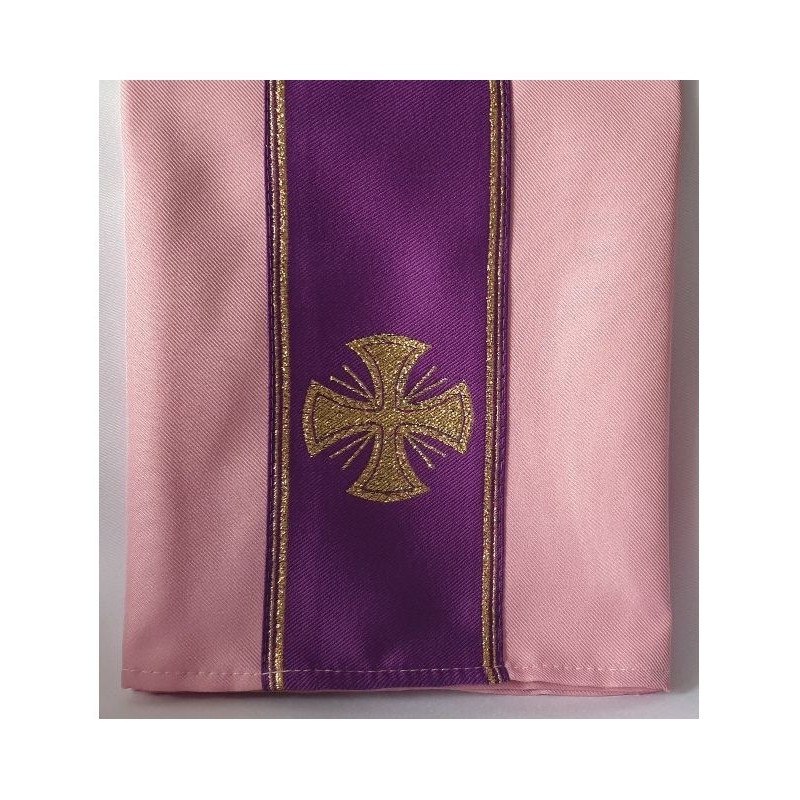 Schleier für Kelch - rosa und lila