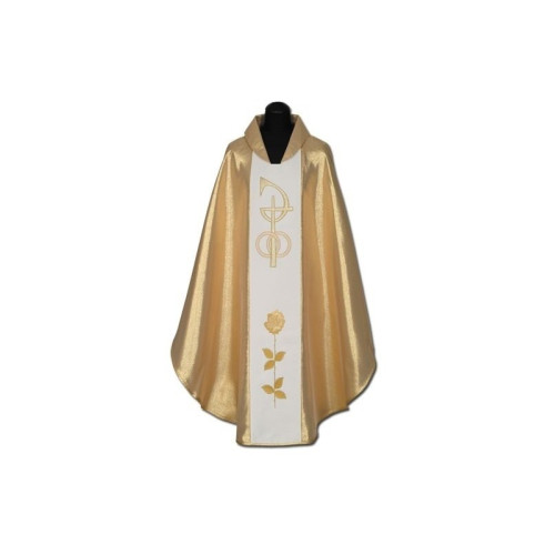 Besticktes goldenes Hochzeitssakel