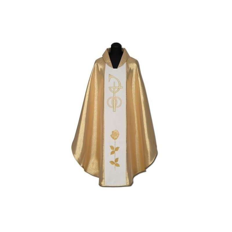 Besticktes goldenes Hochzeitssakel