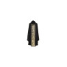Schwarzes besticktes Messgewand (32A)