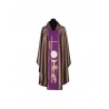 Violettes Messgewand + goldenes Ornament (54A)