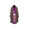 Violettes Messgewand + goldenes Ornament (54A)