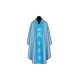 Marianisches Messgewand blau + silbernes Ornament (56A)