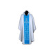 Marianisches Messgewand blau + silbernes Ornament (58A)